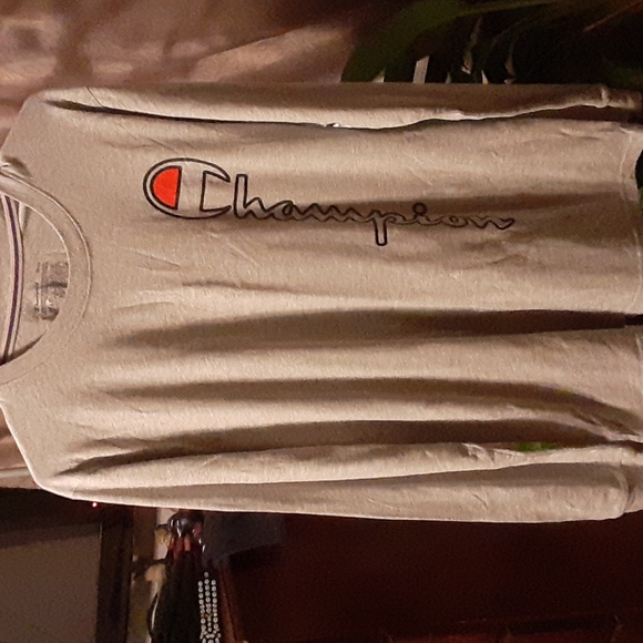 Champion Other - Champion size small gray long sleeved shirt